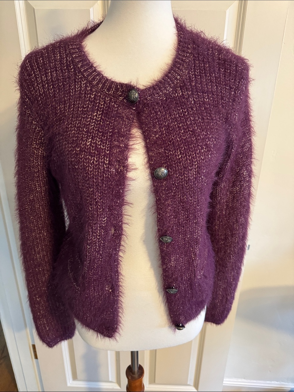 Steve Madden Plush Soft Purple Women's Cardigan Sweater - Never Worn